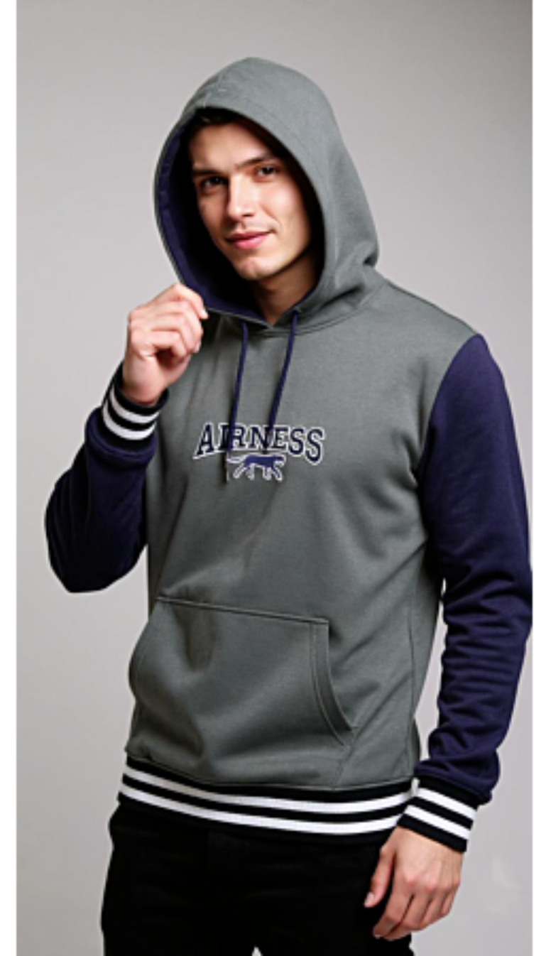 The Ultimate Two-Tone Pullover Hoodie For Mens