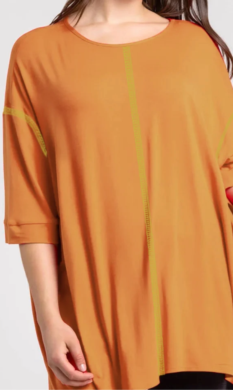 Women's Oversized Summer T-Shirt - Loose Fit Casual Crewneck Blouse