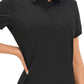 Black Short Sleeve Dry Fit Polo – Moisture-Wicking & Lightweight