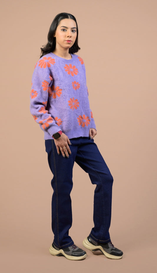 Women’s Straight-Fit Premium Denim Trousers – Perfect for Office & Formal Wear