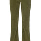 Women's High-Waist Flare Corduroy Pants with 5 Pockets