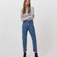 CROPP | Blue Mom Jeans - Classic Comfort and Style
