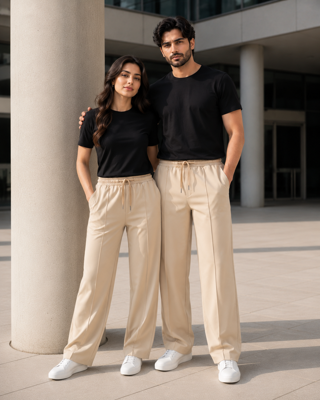 Pack of 2 Unisex Dryfit Trousers – His & Hers Comfort Set