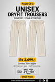 Pack of 2 Unisex Dryfit Trousers – Couple Set