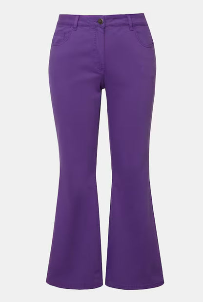 Wide Leg Jeans with Stretch Comfort - 5-Pocket Style