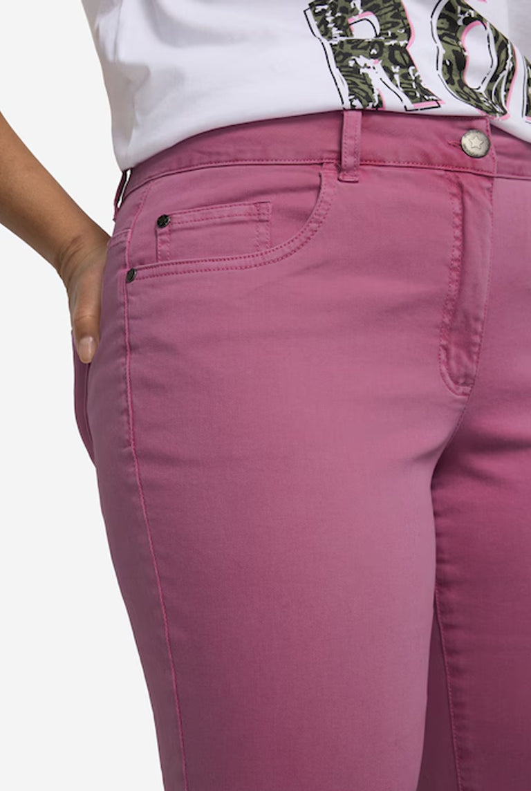 Wide Leg Jeans with Stretch Comfort - 5-Pocket Style