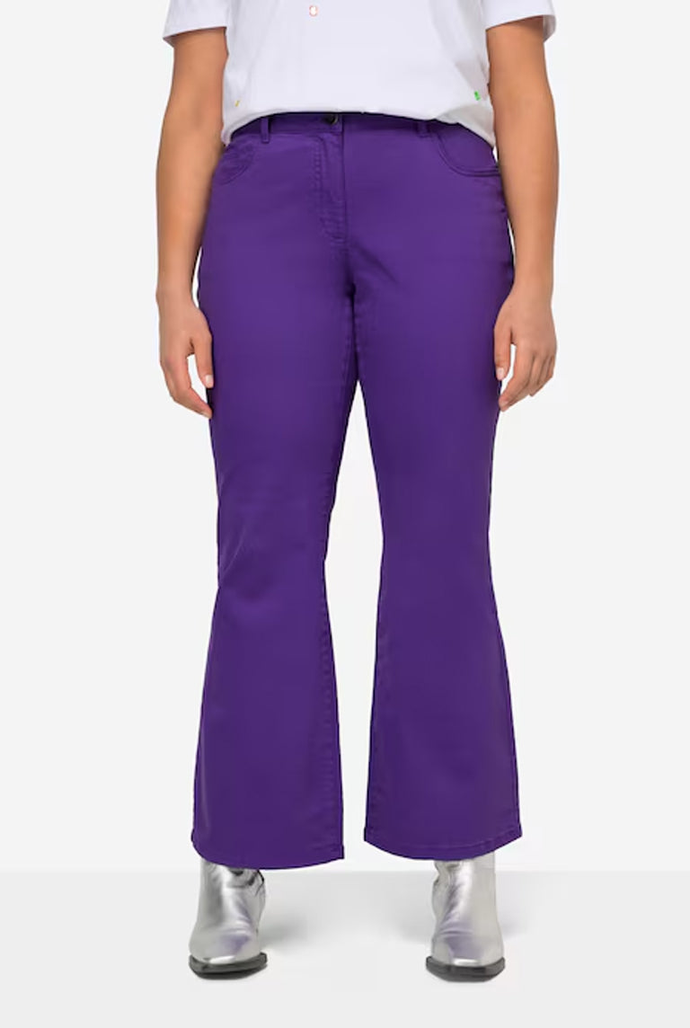 Wide Leg Jeans with Stretch Comfort - 5-Pocket Style