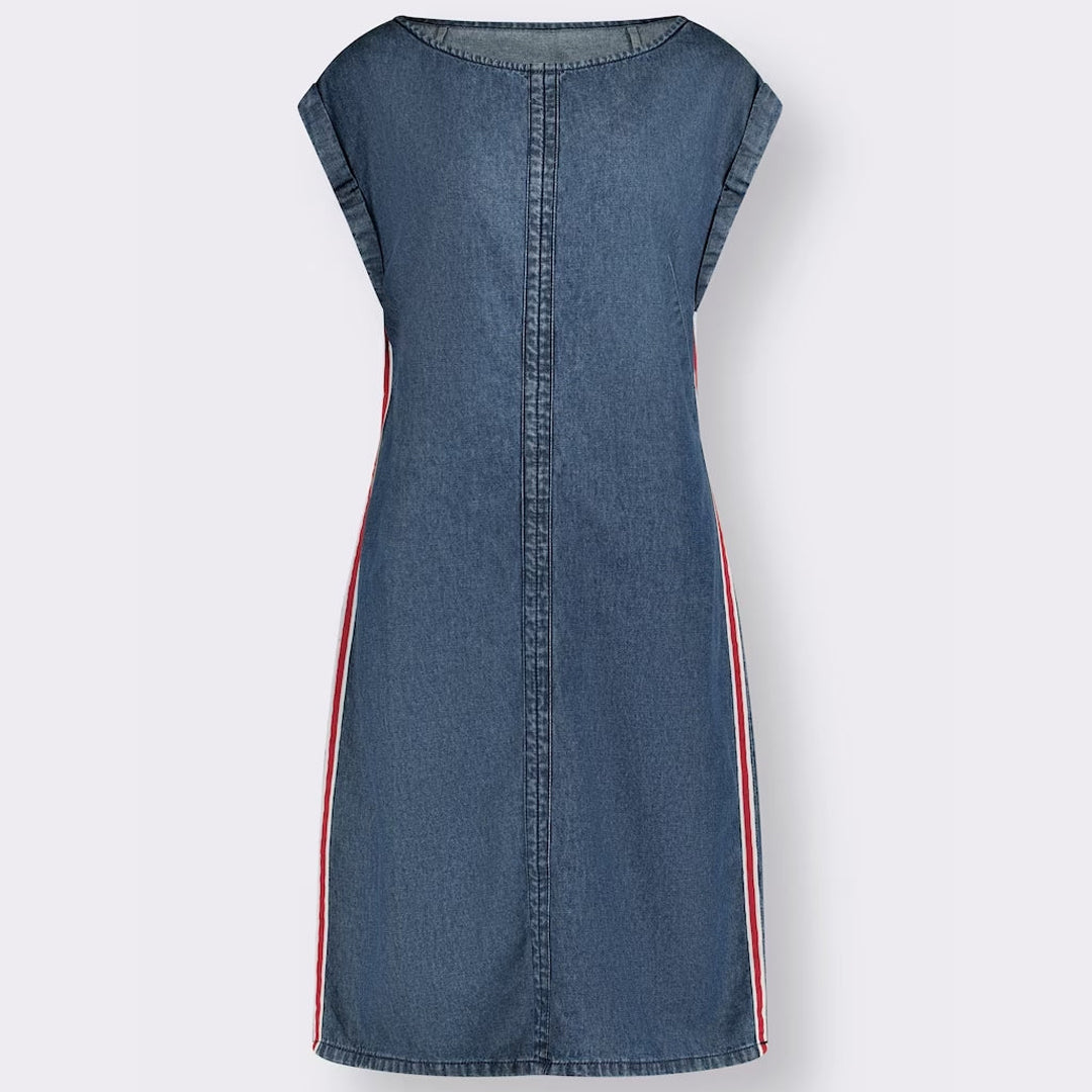 Pure Summer Cotton Denim Dress for Women