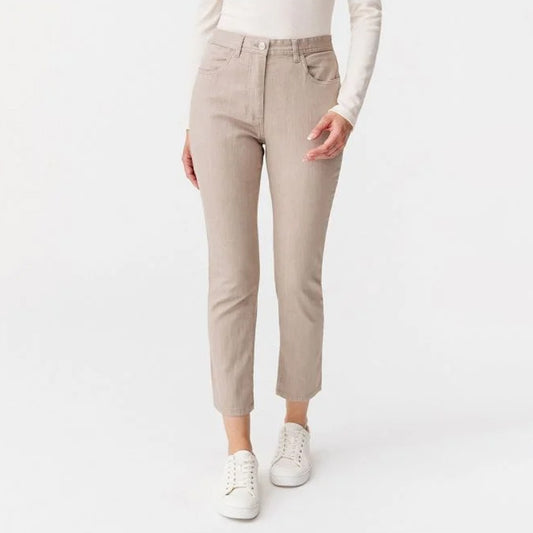 DMART | Stretch Canvas Jeans - Cream