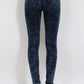 Dark Blue Stonewash Straight Fit Jeans for Women