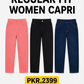 Pack of 3 Denim Capri | Capri For Women | All Colors Available