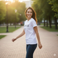Minimalist White Graphic T-Shirt -  Assorted Prints - Sizes S-XL