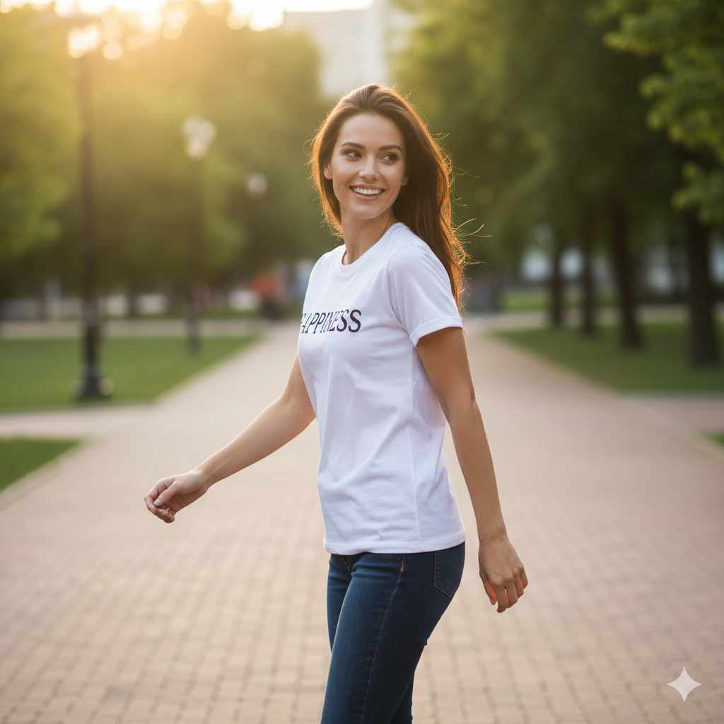 Minimalist White Graphic T-Shirt -  Assorted Prints - Sizes S-XL