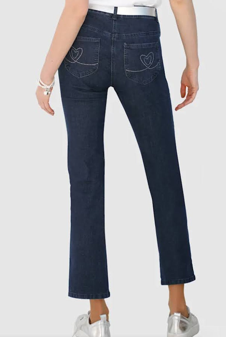 Ultimate Summer Slim Fit Stretchable Elastic Jeans with Back Pocket Embroidery