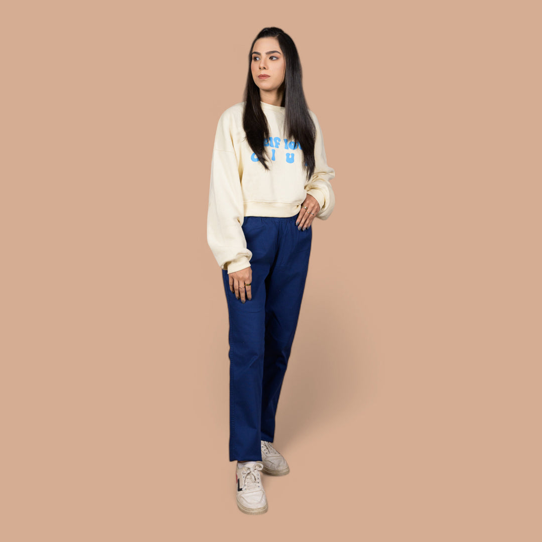 Women’s Premium Stretch Denim Trousers (High-Rise | Comfort Fit