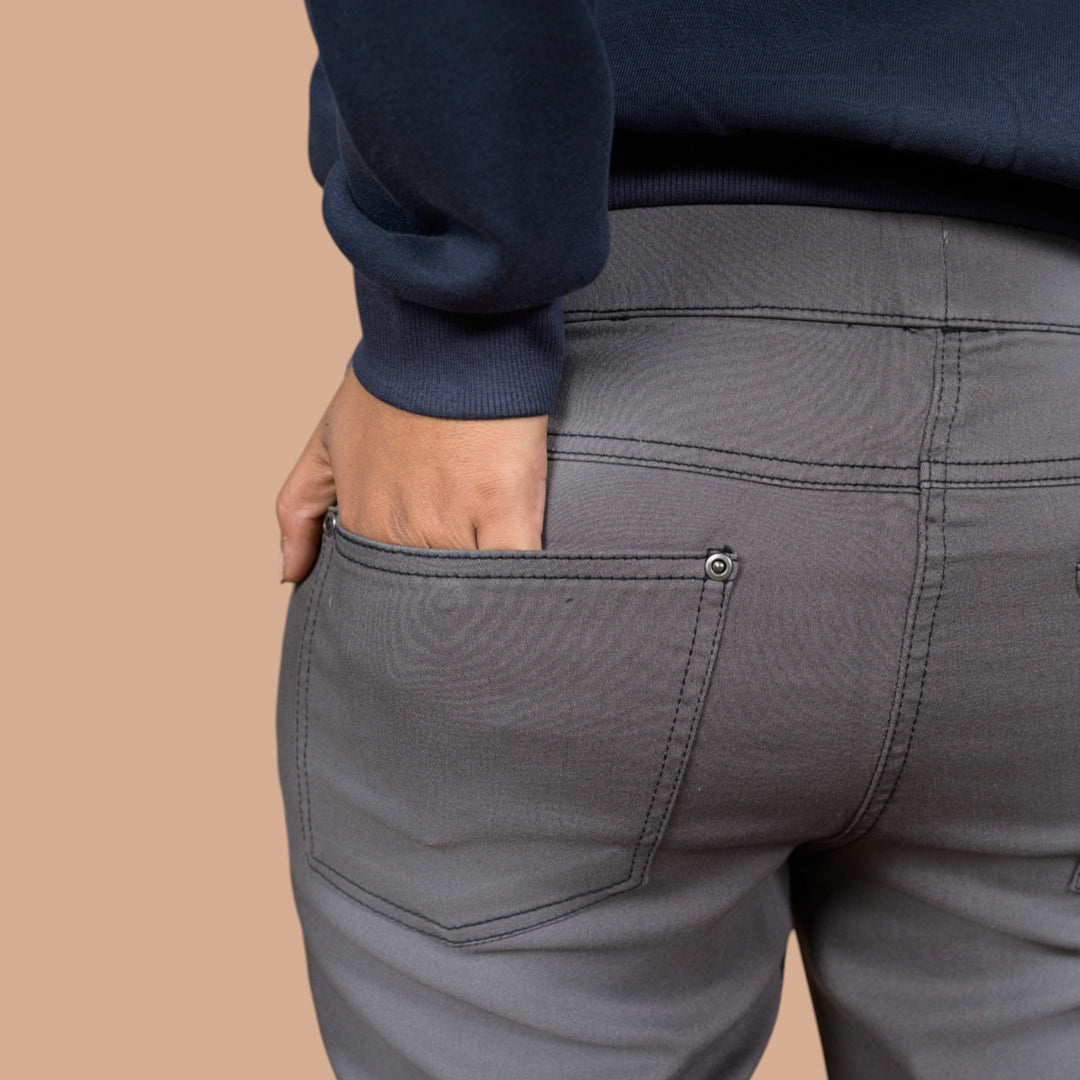 Women’s Skin-Fit Super Stretch Denim Trousers – Perfect for Yoga, Gym & Jogging