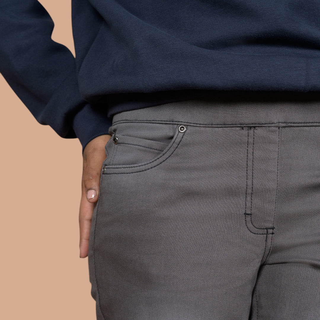 Women’s Skin-Fit Super Stretch Denim Trousers – Perfect for Yoga, Gym & Jogging