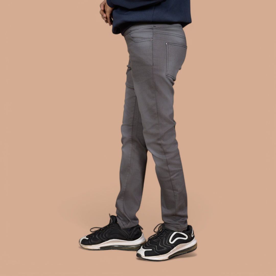 Women’s Skin-Fit Super Stretch Denim Trousers – Perfect for Yoga, Gym & Jogging