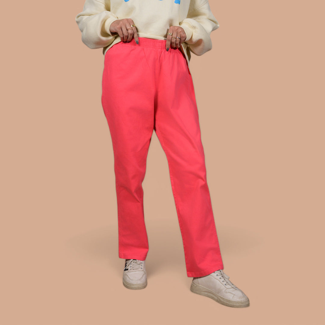 Women’s Premium Stretch Denim Trousers (High-Rise | Comfort Fit