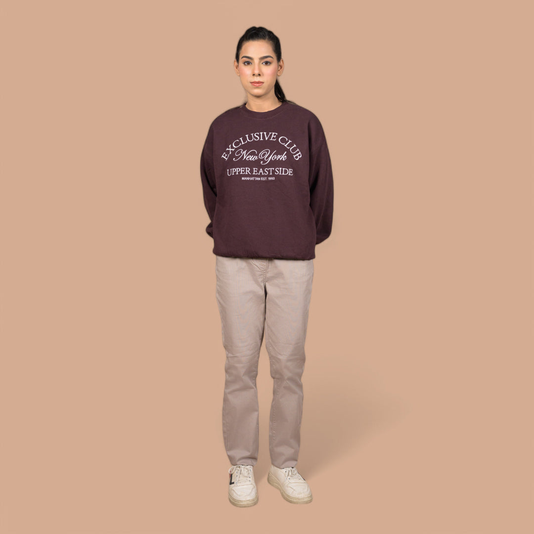 Women’s Premium Slim-Fit Denim Trousers – Elastic Waist, Daily Wear Pants