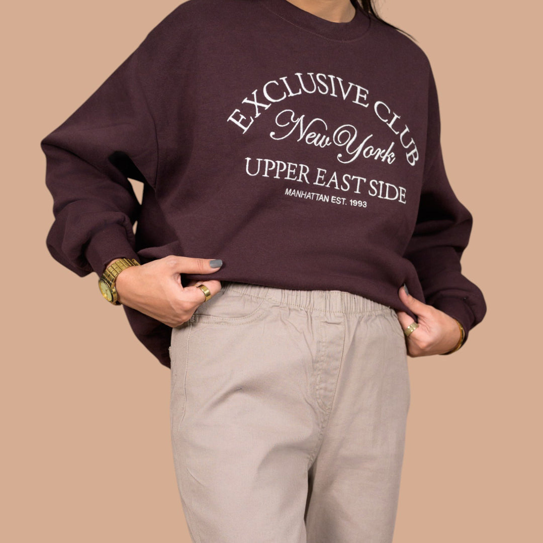 Women’s Premium Slim-Fit Denim Trousers – Elastic Waist, Daily Wear Pants