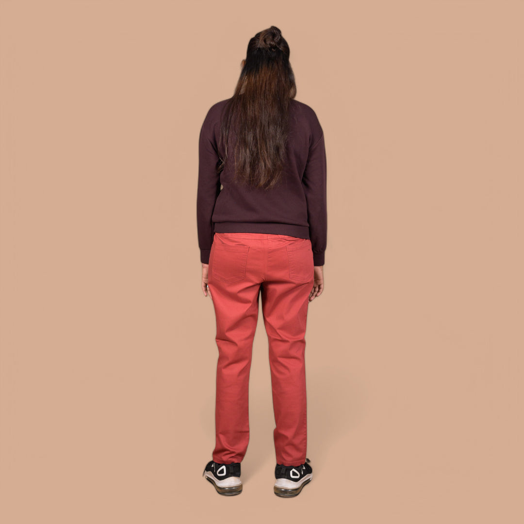 Women’s Slim-Fit Stretch Denim Trousers – Ideal for Casual Wear & Active Everyday Movement