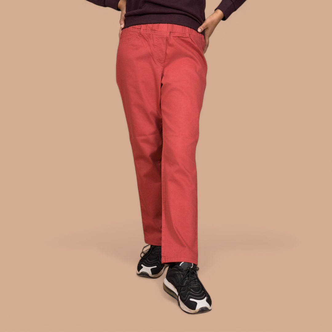 Women’s Slim-Fit Stretch Denim Trousers – Ideal for Casual Wear & Active Everyday Movement