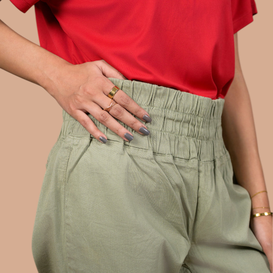 Women’s Stretchable Denim Trousers – Best for Gym, Daily Wear & Casual Outfits | Elastic Long Waist Belt