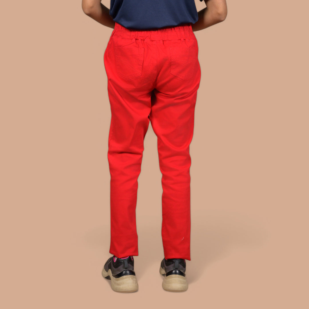 Women’s Stretchable Denim Trousers – Best for Gym, Daily Wear & Casual Outfits | Elastic Long Waist Belt