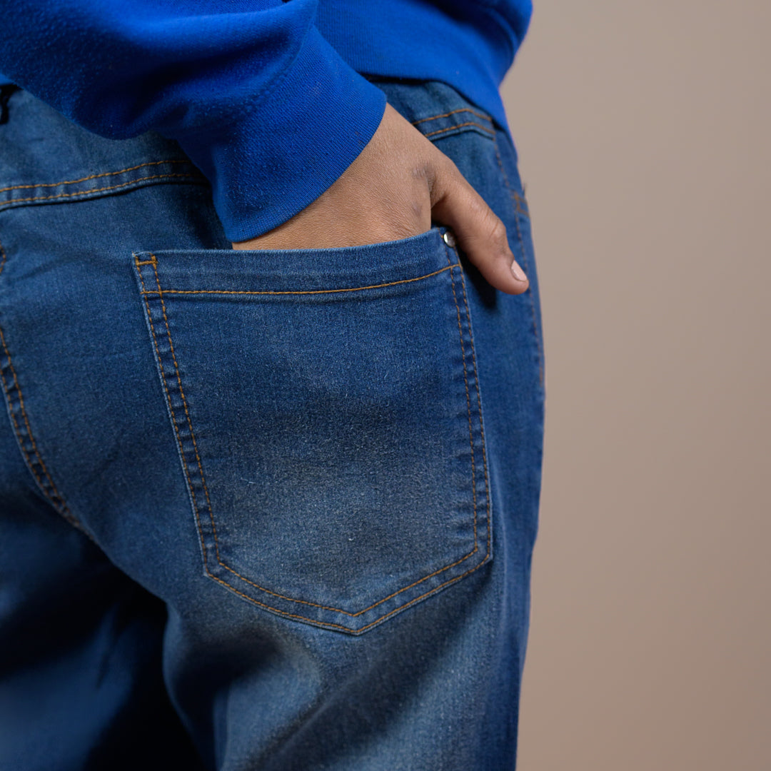 Women’s Boot-Cut / Bell Bottom Stretchable Denim Trousers – Best for Party Wear & Festive Events