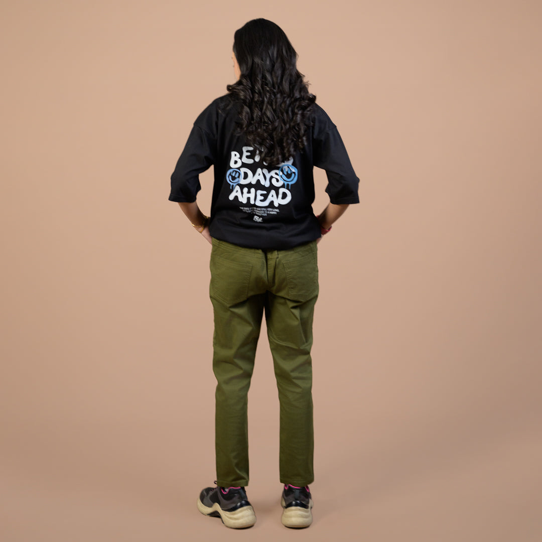 Women’s Extra Soft Twill Trousers – Power Stretch Relaxed Fit for Outings & Party Wear