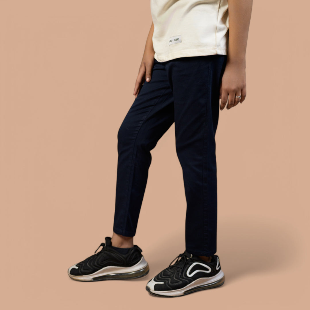 Women’s Extra Soft Twill Trousers – Power Stretch Relaxed Fit for Outings & Party Wear