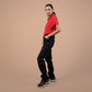 Straight Fit Pull-On Stretch | Denim Trouser For Women