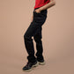 Straight Fit Pull-On Stretch | Denim Trouser For Women