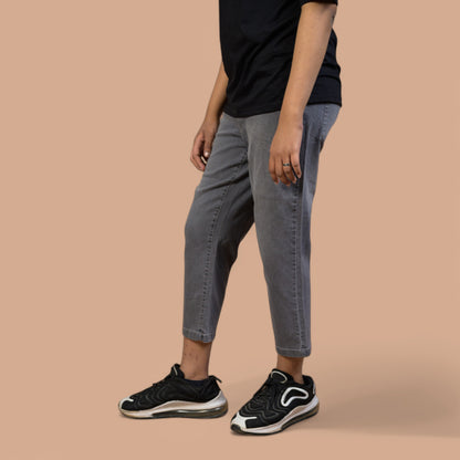 Women’s Power Stretch Denim Capri with Elastic Waistband | Summer-Friendly