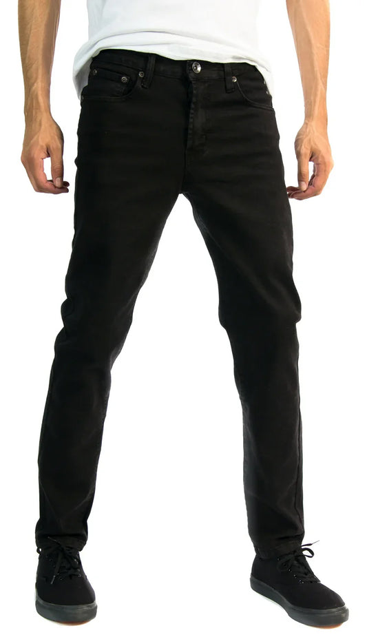 Men's Slim Fit Skinny Denim Jeans – Black