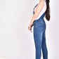 Patch Pocket Denim Overalls