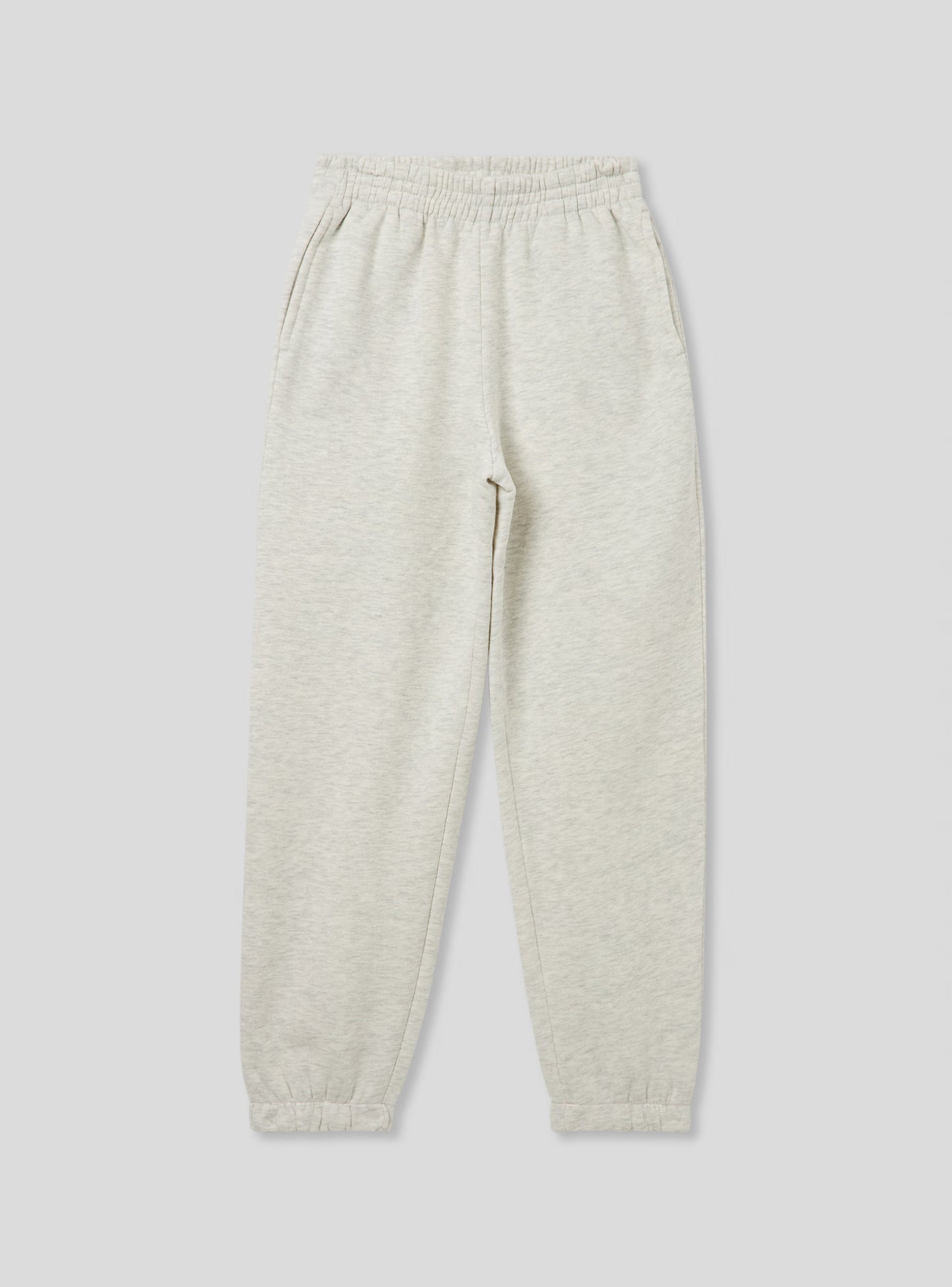 High-waisted tracksuit Trousers in heavy fabric