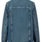 MIAMODA | DENIM JACKET WITH STUD DECORATION