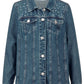 MIAMODA | DENIM JACKET WITH STUD DECORATION