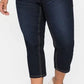 Slim Fit Capri Jeans – Stretch Cotton Denim with Classic 5-Pocket Design