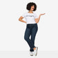 Straight fit, stretch comfort, 5-pocket - Denim Blue