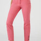 Stylish Women's 7/8th Cropped Pants with Buttoned Detail