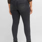 Stretch Jeans with Hem Zippers