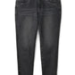 Stretch Jeans with Hem Zippers