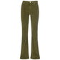 Women's High-Waist Flare Corduroy Pants with 5 Pockets