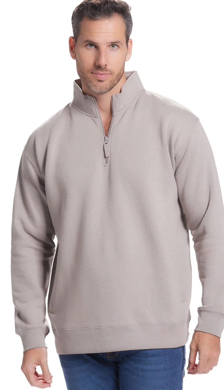 The Classic Quarter-Zip Sweatshirt: Refined Comfort