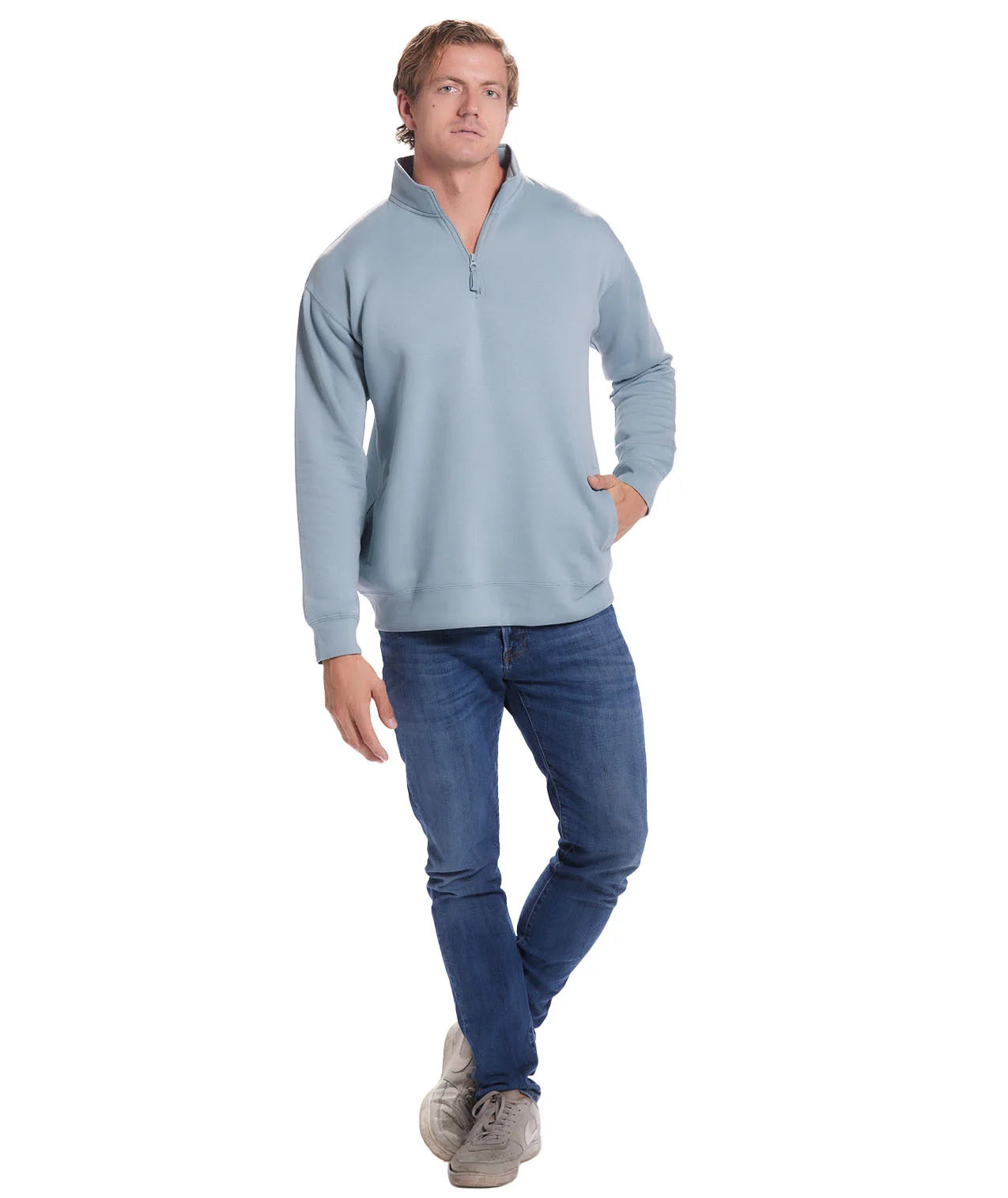 The Classic Quarter-Zip Sweatshirt: Refined Comfort