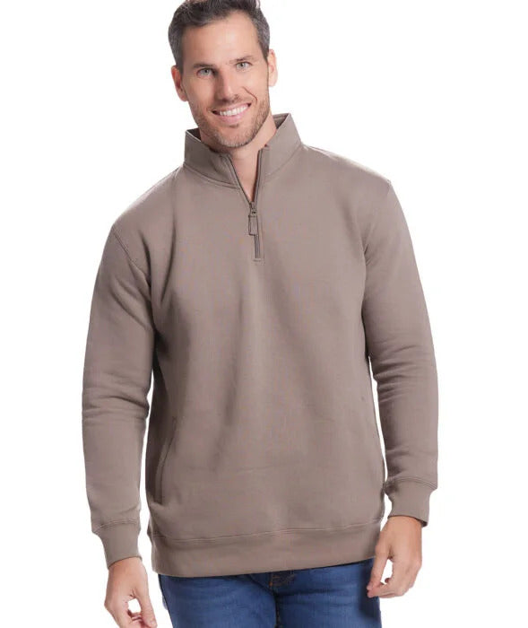 The Classic Quarter-Zip Sweatshirt: Refined Comfort