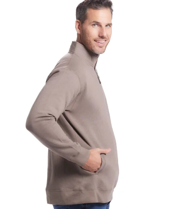 The Classic Quarter-Zip Sweatshirt: Refined Comfort